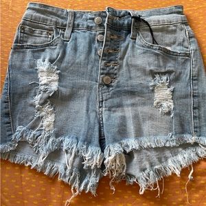 Women denim shorts size small
